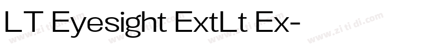 LT Eyesight ExtLt Ex字体转换